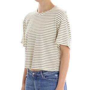 T-SHIRT RIGHE NERO